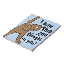 Rude Cat note pad notepads