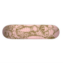 Rude Dog in pink & brown Skate Boards