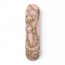 Rude Dog in pink & brown Skate Boards