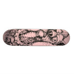 Rude Dog in pink Skate Board Deck