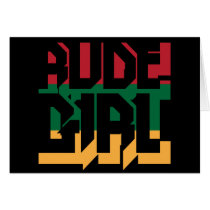 Rude Girl Greeting Cards