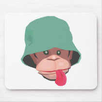Rude Monkey Mouse Pads