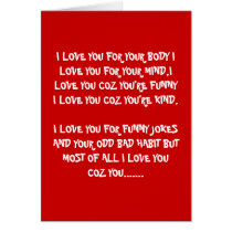 Rude Valentine's day Card