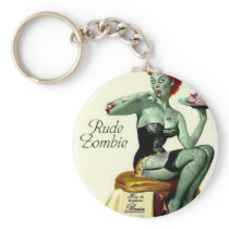 Rude Zombie "The First Bite" Keychain