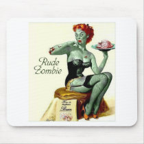 Rude Zombie "The First Bite" Mouse Pad