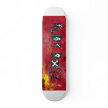 RUDEDOGZ-RED-LOGO skateboards by Harringtoon RUDEDOGZ-RED-LOGO skateboards