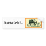Rudge Carrier ~ Vintage Tricycle Advertising Bumper Sticker