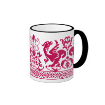 Rudiy Drakoni ~ Red Dragons Mug