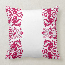 Rudiy Drakoni ~ Red Dragons Square Pillow