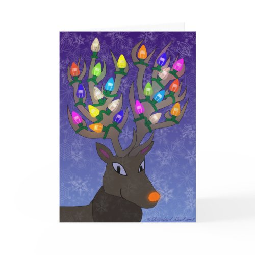 Rudolf Christmas Card card
