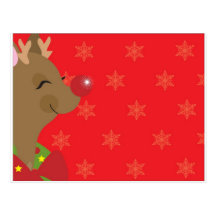 RUDOLF FRAME POSTCARD