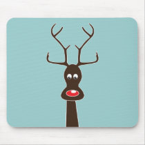 RUDOLF MOUSE PAD BROWN + BLUE mousepads