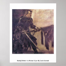 Rudolf Rittner As Florian Geyer By Lovis Corinth Poster