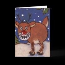 Rudolph cards by lynndart Rudolph cards