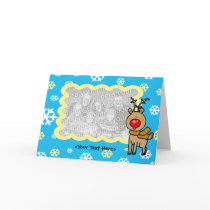 Rudolph Christmas card template by jsoh Rudolph Christmas card template