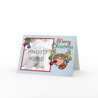 Rudolph Greetings card