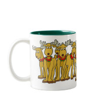 Rudolph is a Goat, Style 3 mugs by getyergoat Rudolph is a Goat, Style 3 mugs