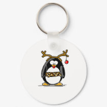 Rudolph penguin keychains by penguinality Rudolph penguin keychains