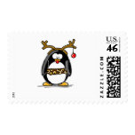 Rudolph penguin postage stamp