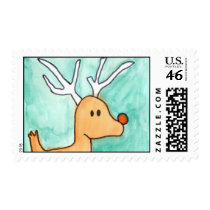 Rudolph Postage Stamp
