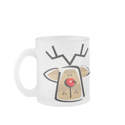 Rudolph Reindeer Mug by christmas_tshirts