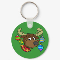 Rudolph Reindeer Rudolf Xmas Balls Gifts keychains