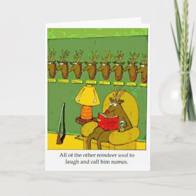 Rudolph Revenge Cards