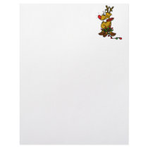 rudolph tangled in lights letterhead template
