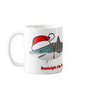 Rudolph the Red Nose Land Shark mugs