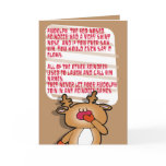 Rudolph the red nosed Reindeer....christmas card