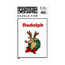 Rudolph the Red Nosed Reindeer Postage Stamp