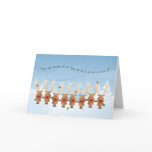 Rudolph the Reindeer Christmas Holiday Song Card