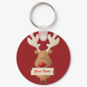 Rudolph the reindeer Keychain by mistyqe Rudolph the reindeer Keychain