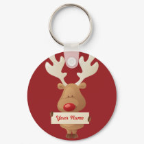 Rudolph the reindeer Keychain
