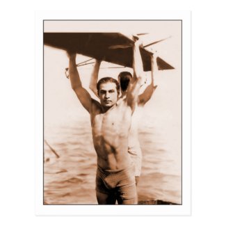 Rudolph Valentino in Bathing Suit Post Cards