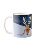 Rudolph with Christmas lights Mug