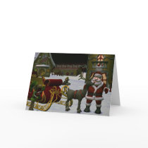 "Rudolph with your nose so bright..." cards