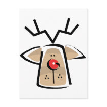 Rudolph's Lovely Face postcards by alternateworlds Rudolph's Lovely Face postcards