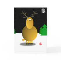 Rudolph's Nose cards by tshirtypoo Rudolph's Nose cards