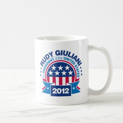 Rudy Giuliani for President 2012 Mug by visualnewbie