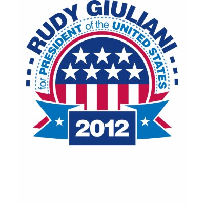 Rudy Giuliani for President 2012 T shirt by visualnewbie