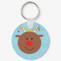 Rudy the Reindeer keychains