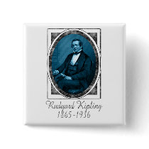 Rudyard Kipling Pinback Buttons