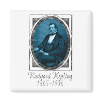 Rudyard Kipling Magnet