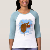 Rudy's Candy Cane t-shirts by disgustedcats Rudy's Candy Cane t-shirts