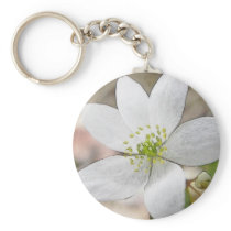 Rue Anemone - Thalictrum thalictroides Key Chain