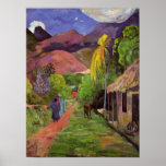 'Rue de Tahiti' - Paul Gaugin Print