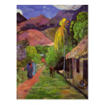 'Rue de Tahiti' - Paul Gauguin Postcard