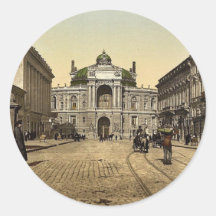 Rue Richelieu, Odessa, Russia, (i.e., Ukraine) cla Sticker