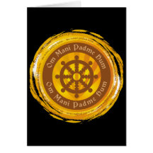 Rueda tibetana de Dharma del mantra Felicitación